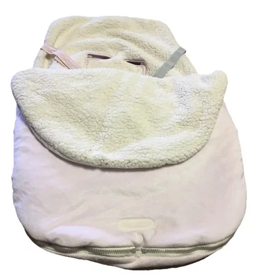 JJ Cole ~ Bundle Me ~ Bebé ~ Asiento de coche y cochecito ~ Cubierta ~ Combo ~ Rosa ~ Sherpa Foto 1 de 4