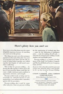 1946 Union Carbide: Theres Plenty Here You Cant See Vintage Print Ad - Picture 1 of 1