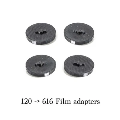 Premium 120  to  616 Film adapters, converter, 120mm, 616mm - Image 1 of 2