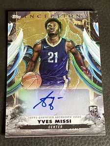 2024-25 Topps Inception Yves Missi Rookie Auto RC Rookie Gold /50 Pelicans - Picture 1 of 2