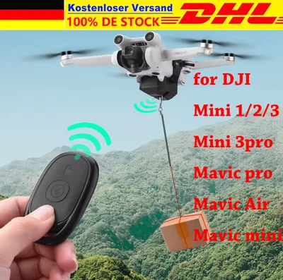 MARKENLOS Airdrop Dropper Fernbedienung Werfer Zubehör Für DJI Mini 2 SE 3 Pro Drohne USB