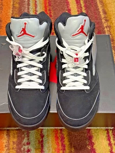Talla 13 - Air Jordan 5 Retro OG Negro Metálico Reimaginado **NUEVO** HF3975-001 - Imagen 1 de 10