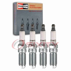 4 pc Champion Double Platinum Spark Plugs for 2014-2019 Chevrolet Impala it - Picture 1 of 5