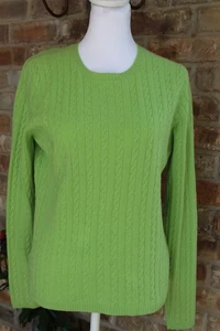 Celeste 100% Kaschmir Pullover mit Zopfmuster Gr. S Rundhalsausschnitt - Bild 1 von 6