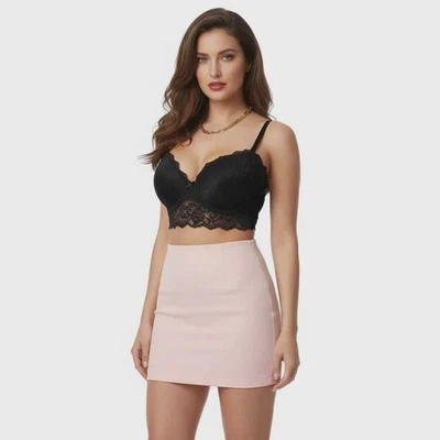 H&M Black All over Lace Removable Padding Wire Sexy Valentine’s Day Bra Size 38C - Image 1 of 4