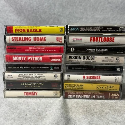 Soundtrack Cassettes Lot: Armageddon, Footloose, Bodyguard, Tommy & More - Bild 1 von 4