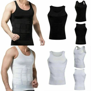 Underwear Men Slimming Men's Shapewear Compression Vest Corsets Body Shaper - Picture 1 of 11