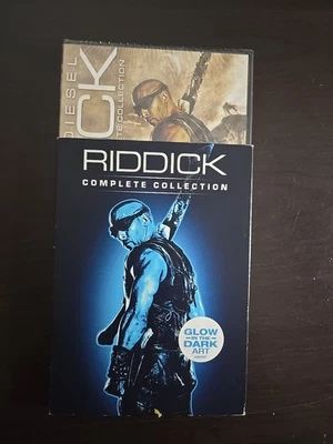 RIDDICK ПОЛНАЯ КОЛЛЕКЦИЯ (DVD КОМПЛЕКТ 2014) СОВЕРШЕННО НОВЫЙ С ЧЕХЛОМ БЕСПЛАТНАЯ ДОСТАВКА - Изображение 1 из 2