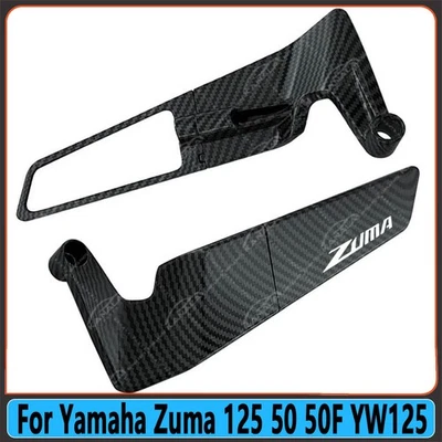 For Yamaha Zuma 125 50 50F YW125 Motorcycle Mirror Wind Wing side Rearview NEW Foto 1 de 4