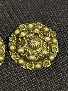 Pendientes de clip de plata de alpaca mexicana de colección - Imagen 1 de 6