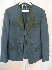 Vintage Men's Loden Plankl Lodenfrey Wool Suit Austria Oktoberfest Tyrol - Picture 1 of 7