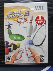 Game Party 3 (Nintendo Wii, 2009), CIB, nuovo ancora sigillato - Foto 1 di 2