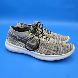 Nike Free RN Motion Flyknit Running Shoes Oreo 834584-100 Men’s Size 11.5 M US - Picture 1 of 9