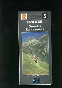 carte shell  bon etat - imprimée recto verso grandes randonnées  - Imagen 1 de 1
