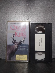 QUEST FOR THE KING DEER HUNTING VHS BIG BUCKS GREAT NORTHERN MICHIGAN WV Rare - Picture 1 of 6