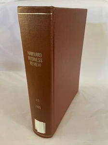 1985 Harvard Business Review Magazine #63 Bound Volume (BM110) - Picture 1 of 5