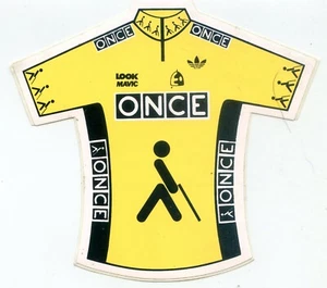 Team ONCE Trikot Aufkleber - Original NOS - Jalabert Zülle Lejarreta Breukink - Bild 1 von 1