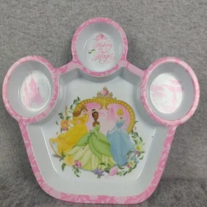 Making My Own Magic Princess Melamine Plastic Divided Plate Cudlie! - Picture 1 of 9