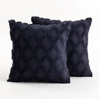 18"x18" Shaggy Velvet Square Pillow Cases Throw Waist Cushion Covers Home Decor
