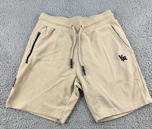 Pantalones Cortos de Culturismo YoungLA Para Hombre Medianos Los Ángeles Beige Cordón Terry - Imagen 1 de 14