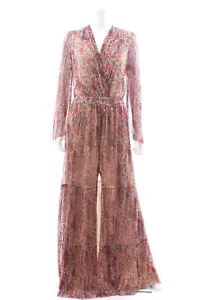 Ba&sh Andrix Metallisch Bedruckt Plissiert Maxi Kleid / Multi / UVP - Bild 1 von 7