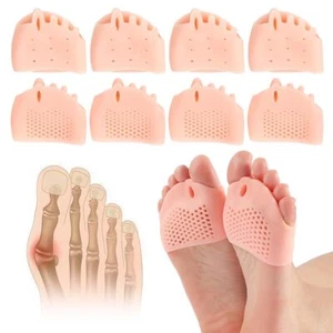 Gel Zehentrenner, Pinky Toe Spacer, Zehenpolster Glätteisen Ballenkorrektor - Bild 1 von 10