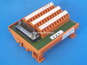 Weidmuller 27/1360457 Connection board w. 15-pin m connector, 60-day warranty - Picture 1 of 3