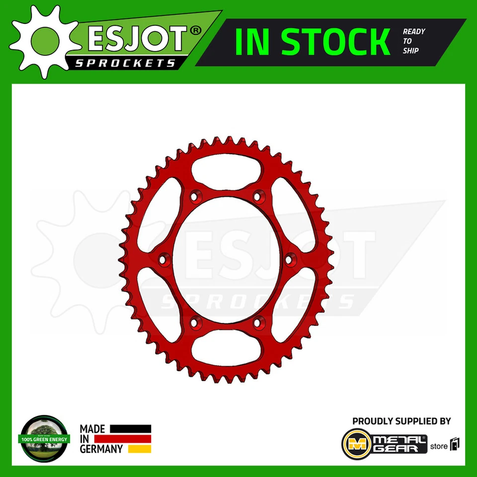 Sprocket Rear 520-51T Ultralight Steel Red for HUSQVARNA WR 125 2010 2011 2012 - Image 1 of 1
