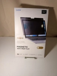 Rock4d Magnetic Anti-Peep Privacy Screen Filter for Laptop 14.2" Anti-Glare New - Picture 1 of 2