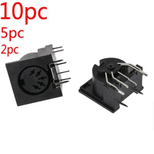 Conector hembra de montaje en panel DIN5 DIN 5 pines Jack DS-5-01 MIDI 5 pines adaptador hágalo usted mismo - Imagen 1 de 5