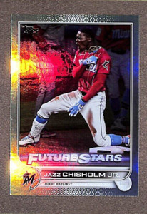 2022 Topps Series 1 Future Stars Rainbow Foil #6 Jazz Chisholm Jr - Marlins