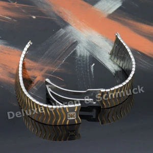 🎀*EBEL*CLASSIC WAVE*STAHL/GOLD*ARMBAND*20MM*Faltschließe* - Bild 1 von 4