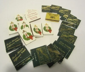 MATCH BOOK BOX collection San Francisco Officer Club Fort Mason Scratch VINTAGE - Picture 1 of 4