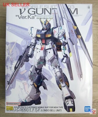 Bandai MG RX-93 V Nu Gundam Ver. Ka 1/100 Model UK SELLER - Image 1 of 4