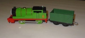 Thomas Train Friends Trackmaster Percy Limited Motorized Engine 2013 + Tender - Picture 1 of 5