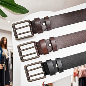 Double-row pin buckle for easy adjustment, hugs the waistline - Picture 1 of 19