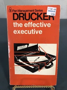 The Effective Executive - By Drucker, Peter 1977 Vintage Paperback - Picture 1 of 6