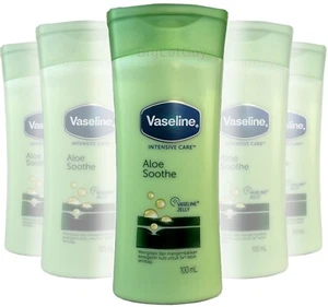 VASELINA Jelly Cuidado Intensivo ALOE CALMAR Crema Loción Hidratante 100ml. USA - Imagen 1 de 6