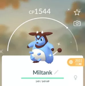 Pokèmon Go Shiny Miltank Registrado/No Registrado/30 Días/Oficios afortunados #241 - Imagen 1 de 1