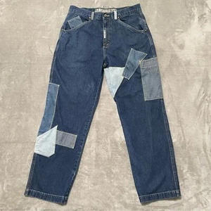 Vintage Karl Kani Denim Patchwork Baggy Jeans Hip Hop Y2K Größe 36 - Bild 1 von 16