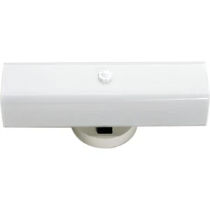 Nuvo Lighting 2 Light 14" Vanity with White "U" Channel Glass, White - SF77-990 - Picture 1 of 1