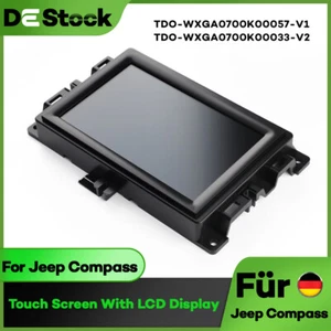 Pantalla Táctil LCD de 7" para JEEP Compass Uconnect Navigation Radio 2017-2020 - Imagen 1 de 7