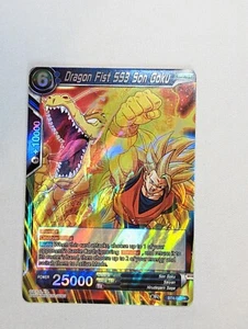 Dragon Fist SS3 Son Goku - BT4-025 R Foil - Dragon Ball Super - Picture 1 of 1