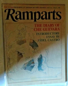 Ramparts Magazine July 1968 DIARY OF CHE GUEVARA intro: Fidel Castro US edition - Picture 1 of 3