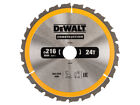  DEWALT Stationary Construction Circular Saw Blade 216 x 30mm x 24T ATB/Neg DEWD