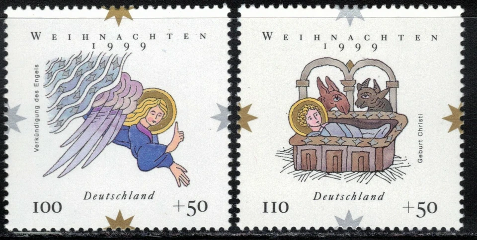 1999 Germany BRD Christmas MNH  - Image 1 of 1