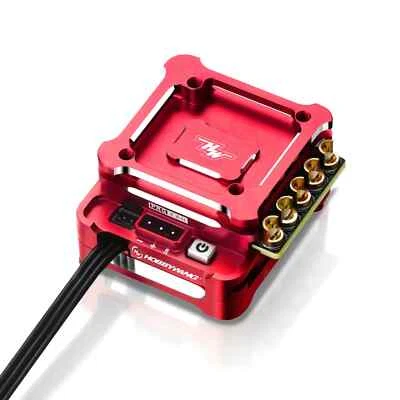 HobbyWing 1/10 DRIFT Brushless ESC 100AMP XD10 Pro Racing ESC W/ FAN -RED- - Image 1 of 4