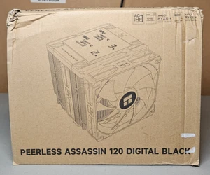 THERMALRIGHT Peerless Assassin 120 Digital Black CPU Cooler - New in Open Box! - Afbeelding 1 van 14