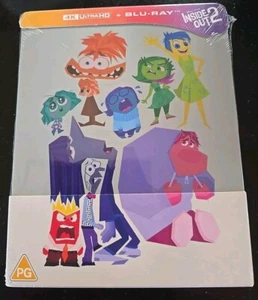 Inside Out 2 Two - Steelbok (4K UHD & Blu-ray, 2004) Brand New & Sealed Disney - Picture 1 of 2