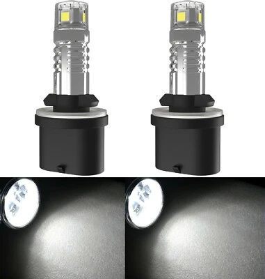 LED 20W 892 H27 White 4300K Two Bulbs Fog Light Replacement Upgrade Lamp Stock - Image 1 of 4